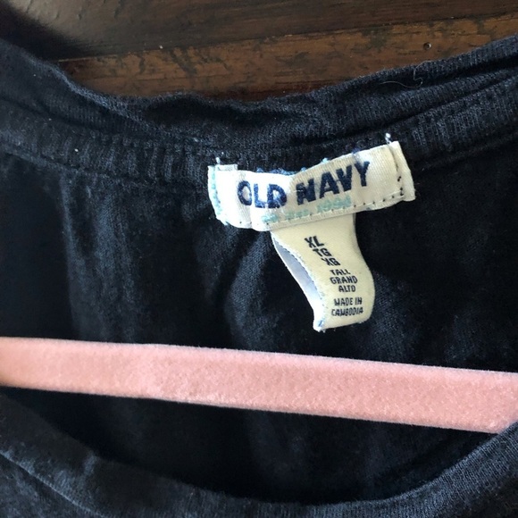 Old Navy black short sleeve tee in size XL Tall - Picture 4 of 7